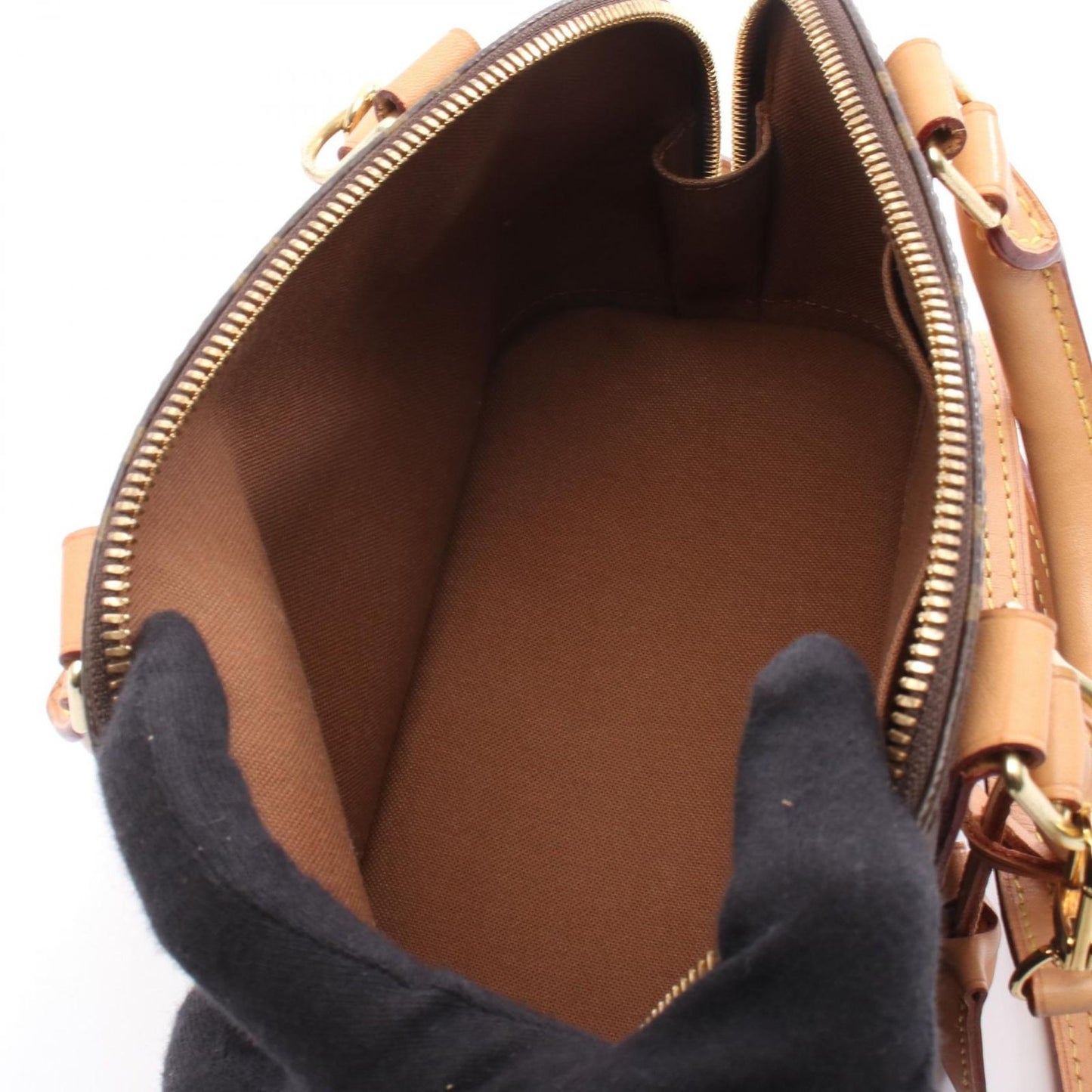 Louis Vuitton Handbag Alma BB Monogram Canvas Leather — view 3