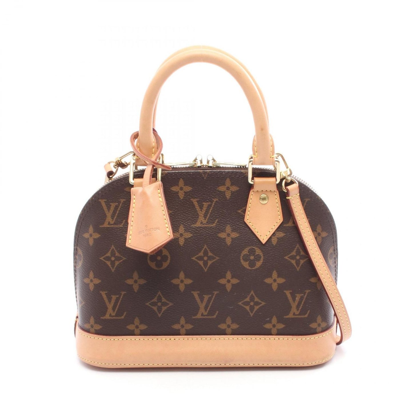 Louis Vuitton Handbag Alma BB Monogram Canvas Leather