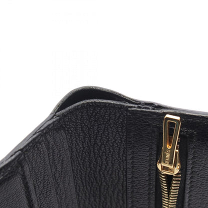 Hermes Bifold Wallet Bearn Compact Black Leather — view 7