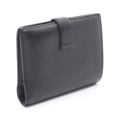 Hermes Bifold Wallet Bearn Compact Black Leather — view 2