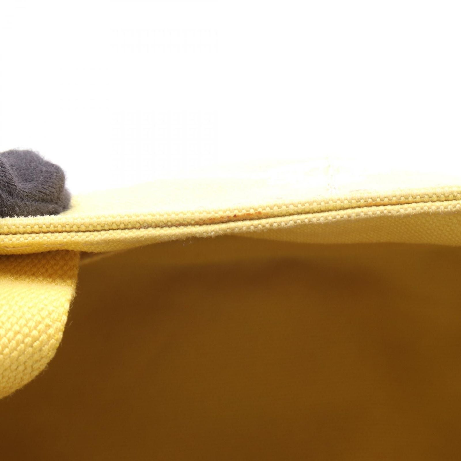 Prada Tote Canapa Mini Yellow Canvas — view 7