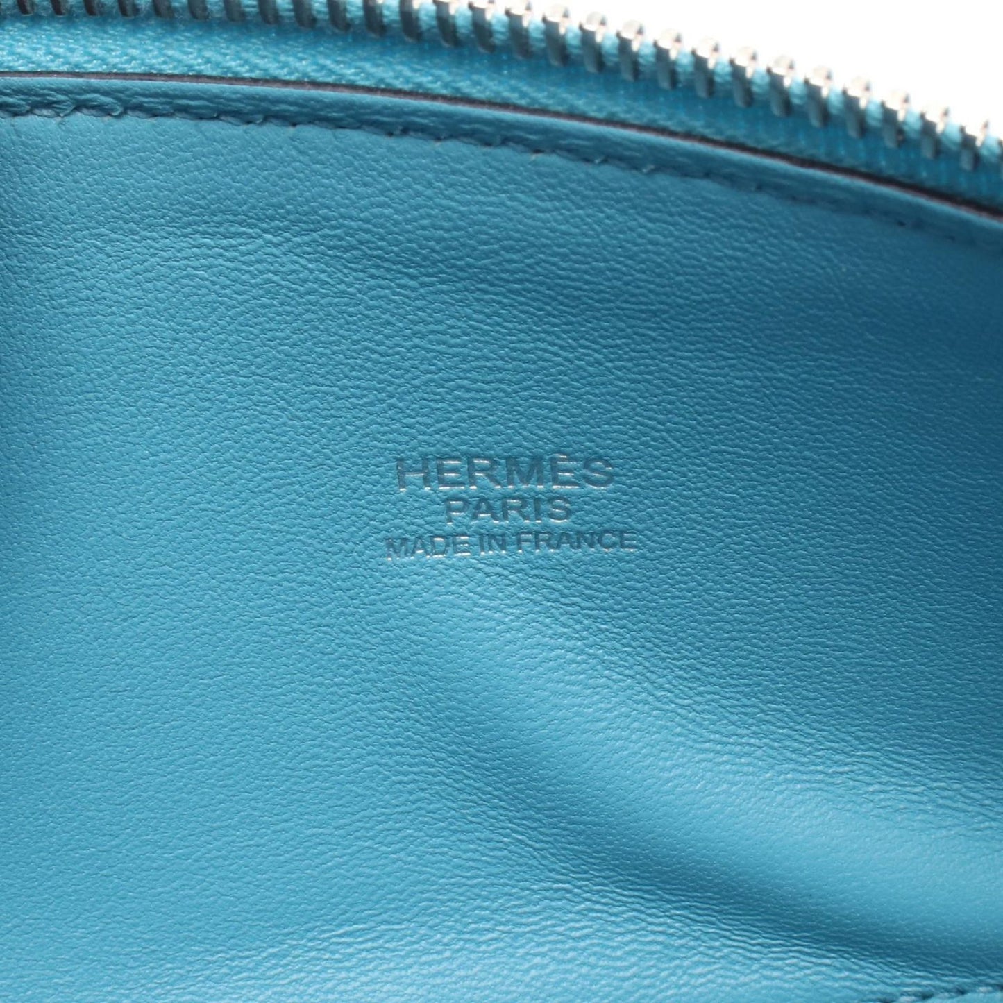 Hermes Handbag Bolide 27 Blue Nole Leather Calf — view 4