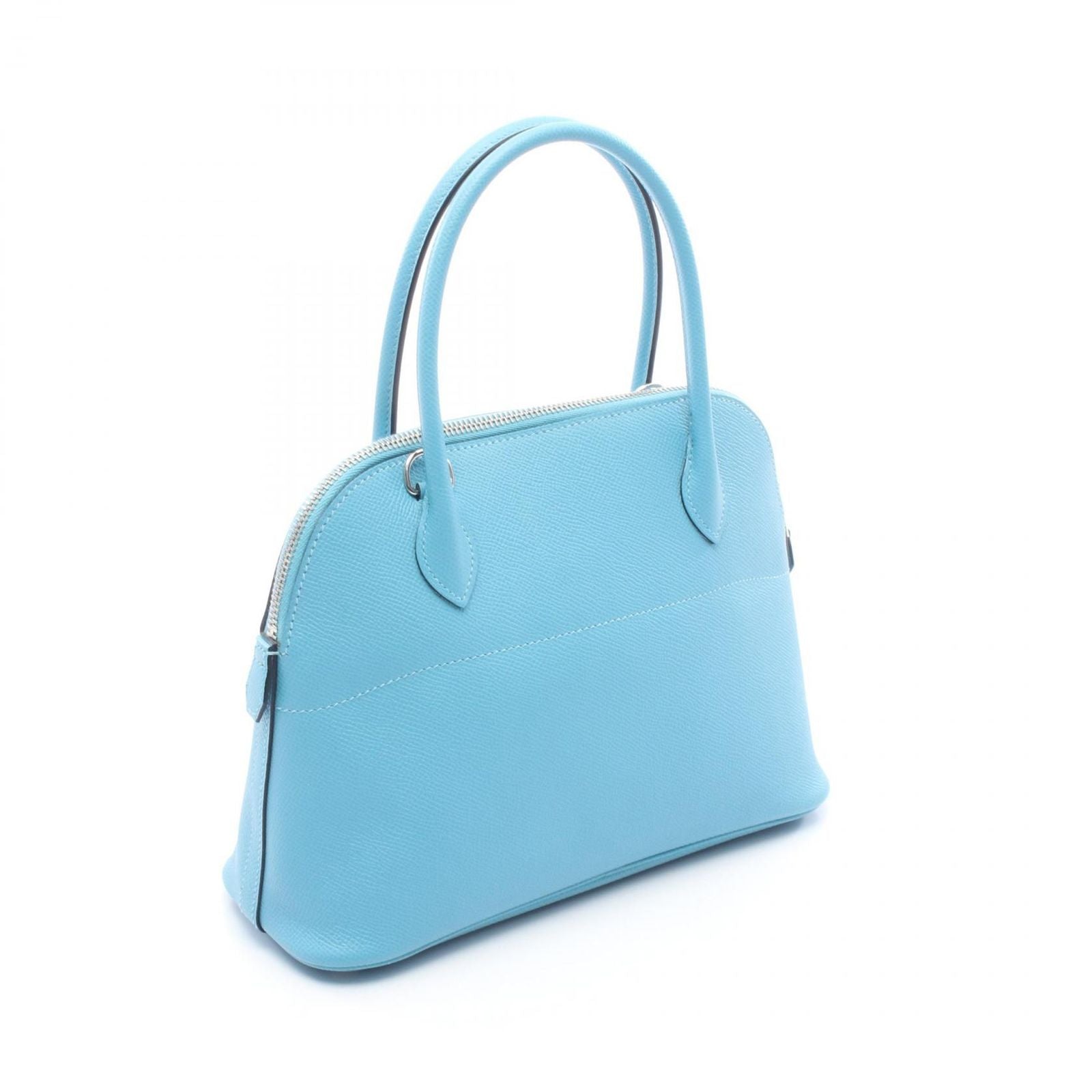 Hermes Handbag Bolide 27 Blue Nole Leather Calf — view 2