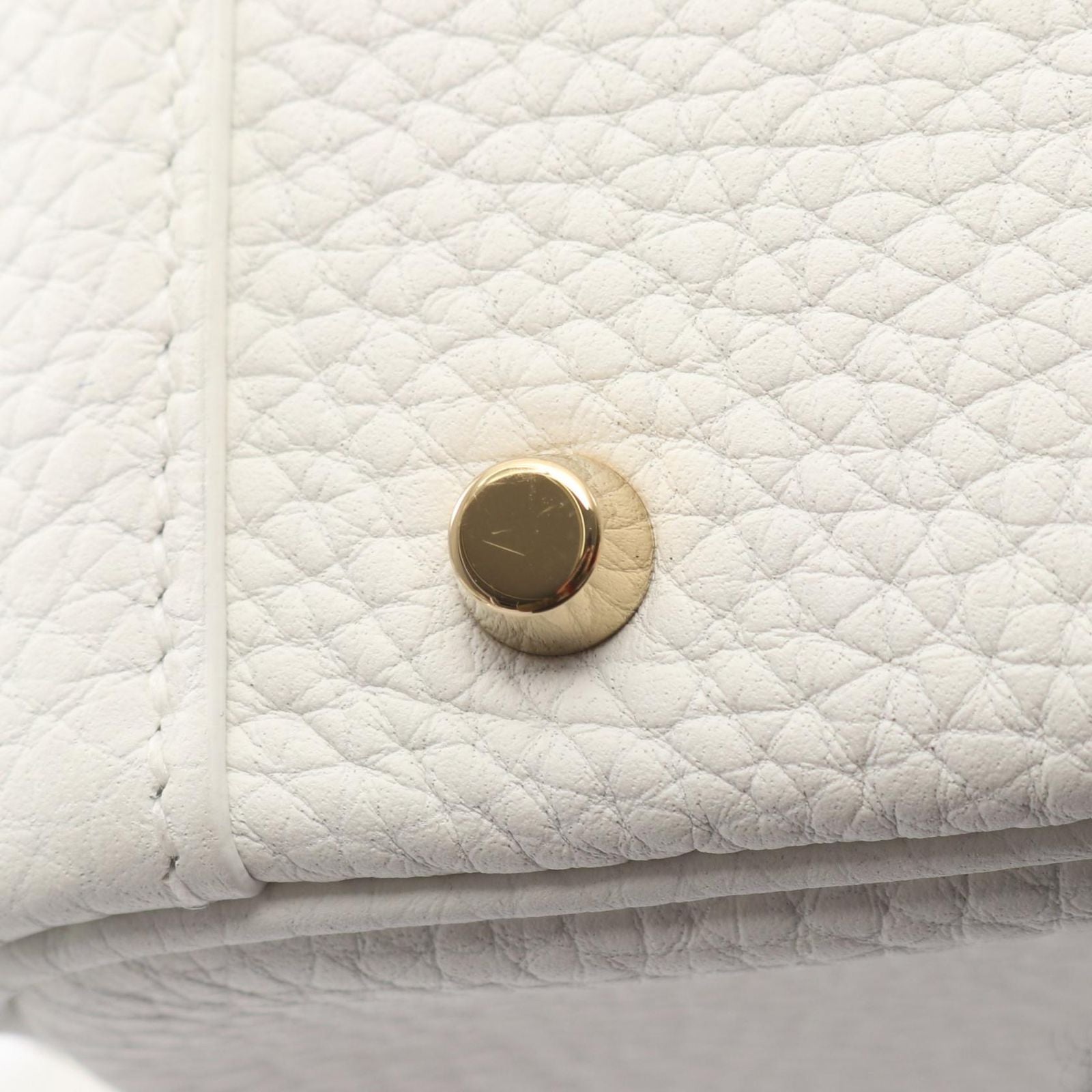 Hermes Shoulder Bag Lindy Mini New White Leather — view 8