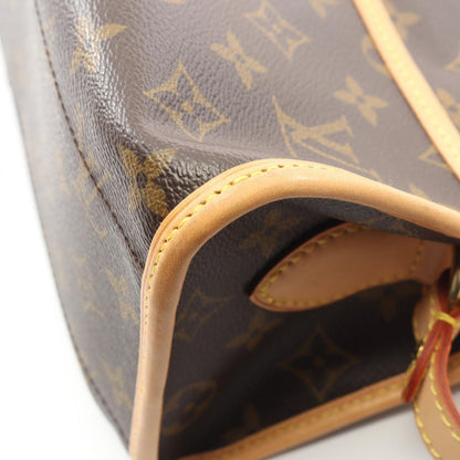 Louis Vuitton Shoulder Bag Popincourt Long Canvas Leather — view 6