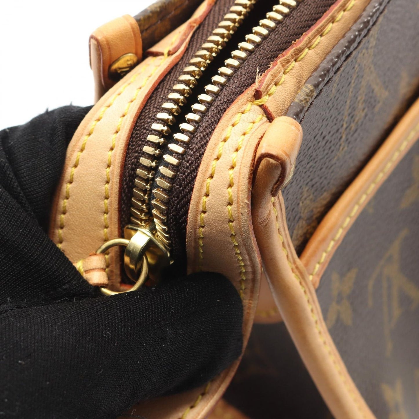 Louis Vuitton Shoulder Bag Popincourt Long Canvas Leather — view 8