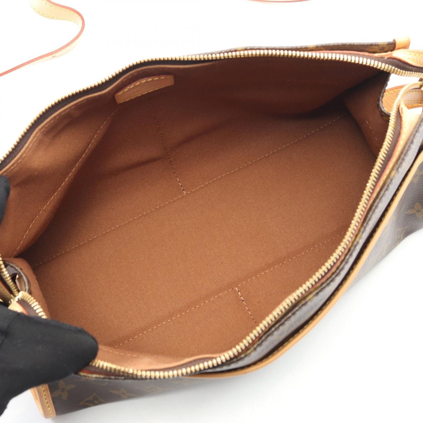 Louis Vuitton Shoulder Bag Popincourt Long Canvas Leather — view 3