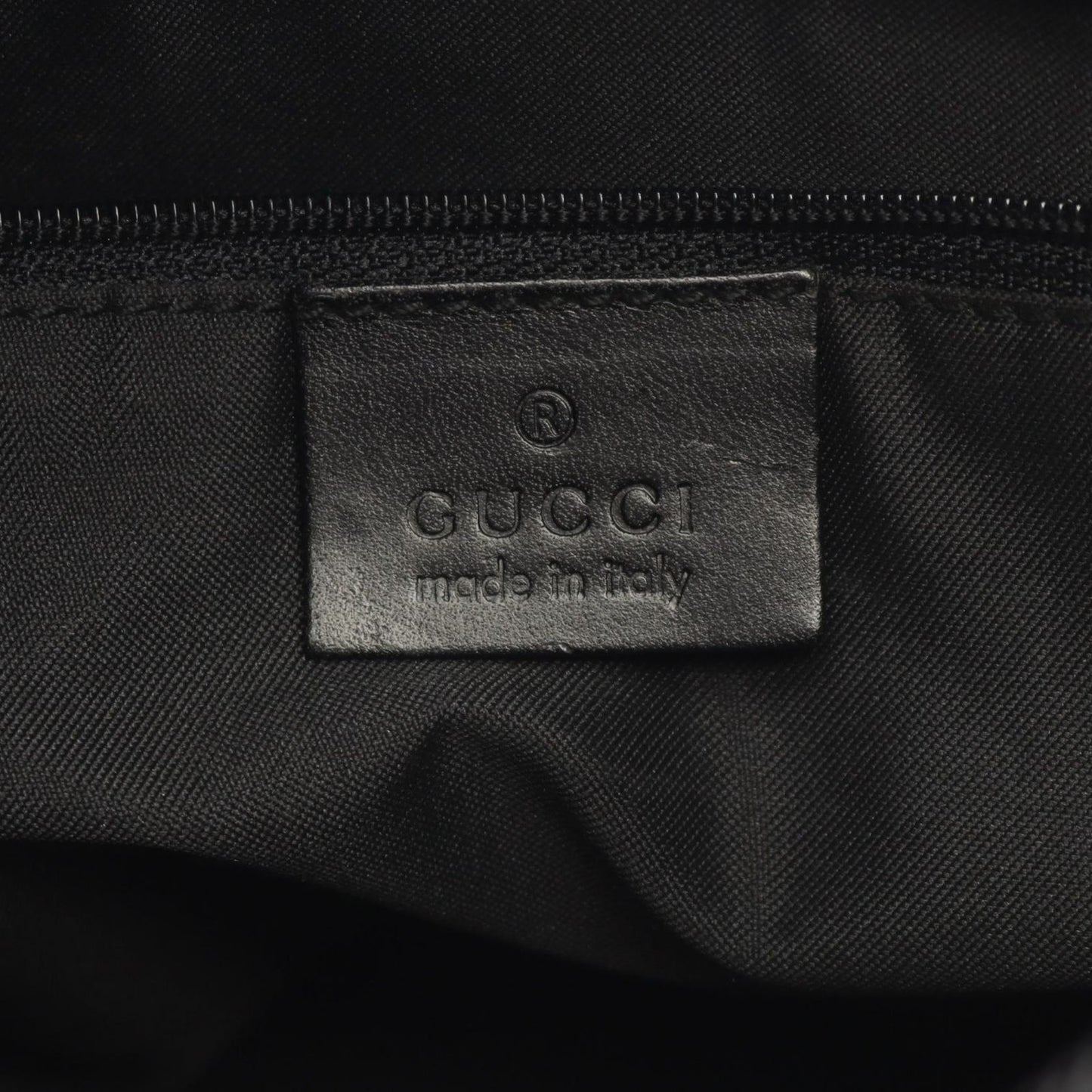 Gucci Shoulder Bag GG Pattern 001 Black Canvas Leather — view 4