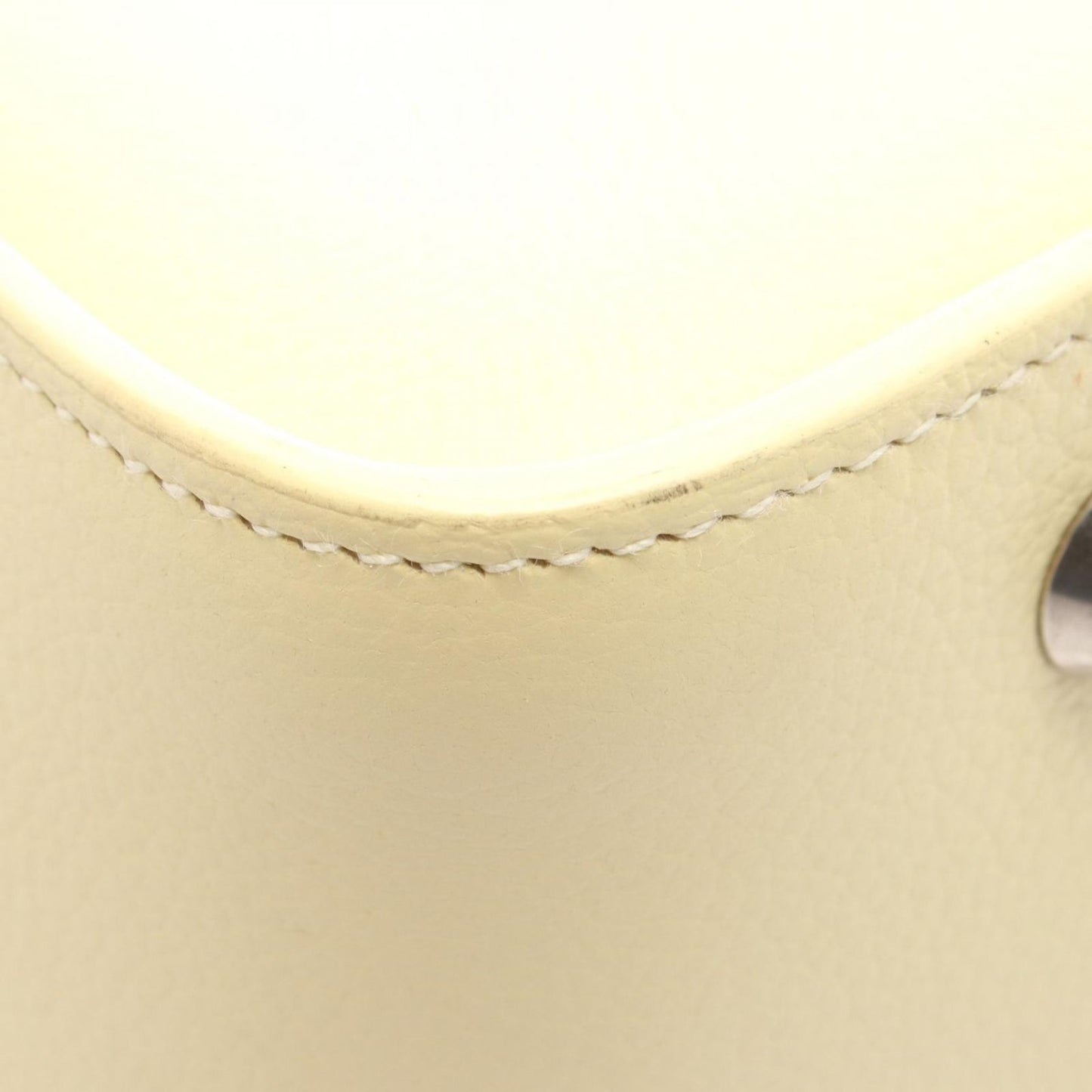 Balenciaga Tote Tour Small North South Pastel Yellow Leather Shoulder Bag — view 6