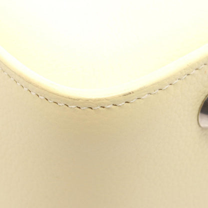 Balenciaga Tote Tour Small North South Pastel Yellow Leather Shoulder Bag — view 6