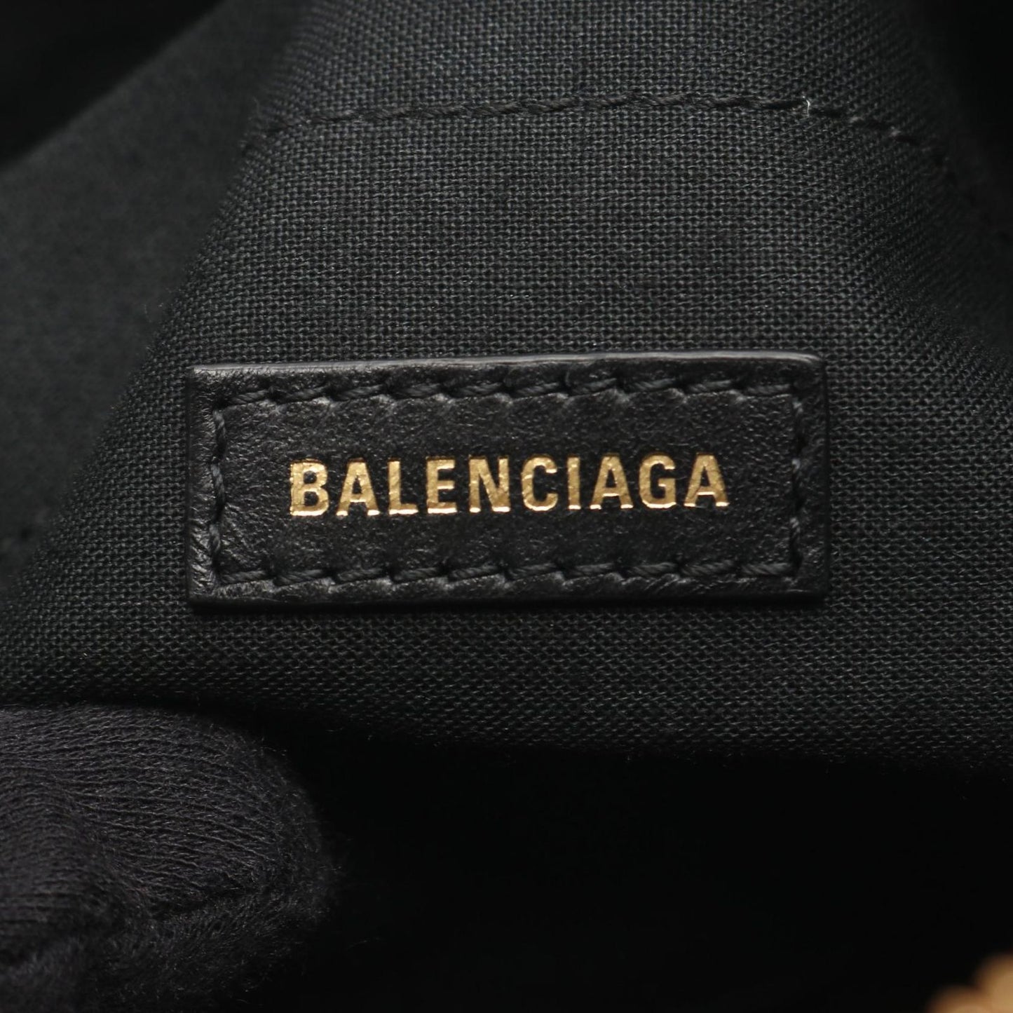 Balenciaga Shoulder Bag Monaco Black Leather Small — view 4