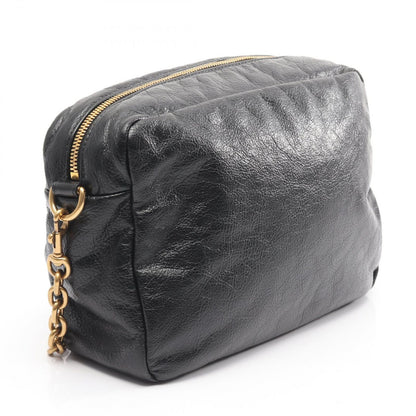 Balenciaga Shoulder Bag Monaco Black Leather Small — view 2
