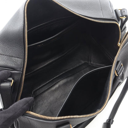 Celine Black Leather 2-Way Boston Bag — view 3