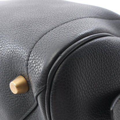 Celine Black Leather 2-Way Boston Bag — view 5