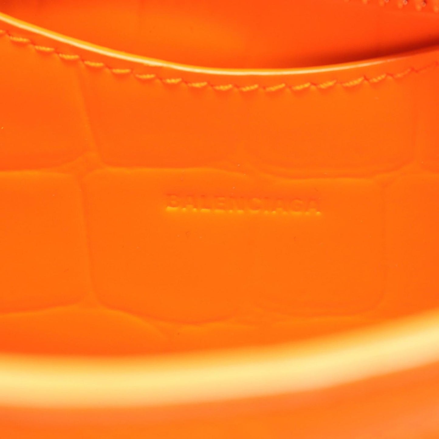 Balenciaga Handbag Neo Class City Mini Neo Classic Mini Orange Leather — view 4