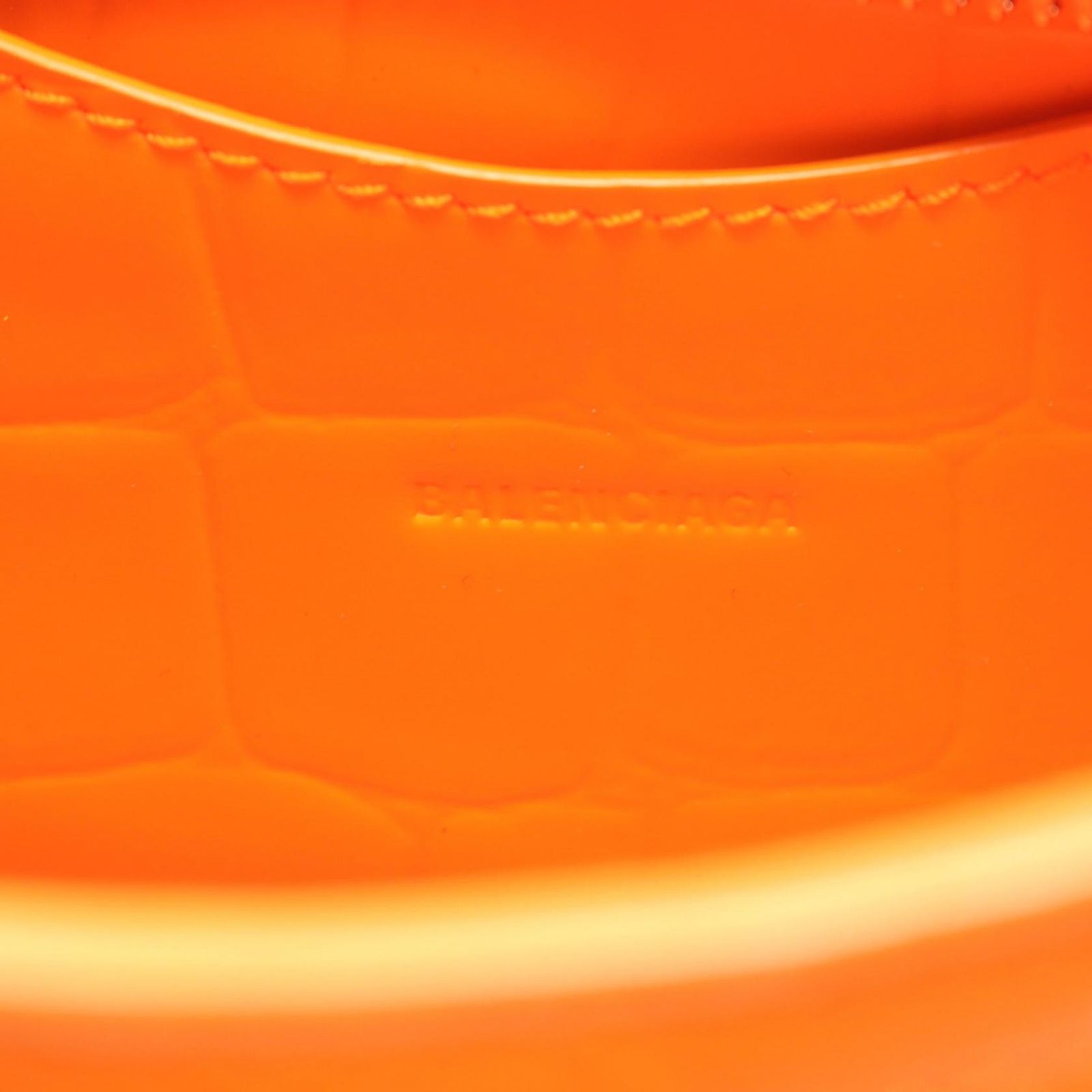 Balenciaga Handbag Neo Class City Mini Neo Classic Mini Orange Leather — view 4