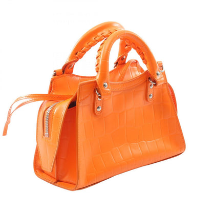 Balenciaga Handbag Neo Class City Mini Neo Classic Mini Orange Leather — view 2