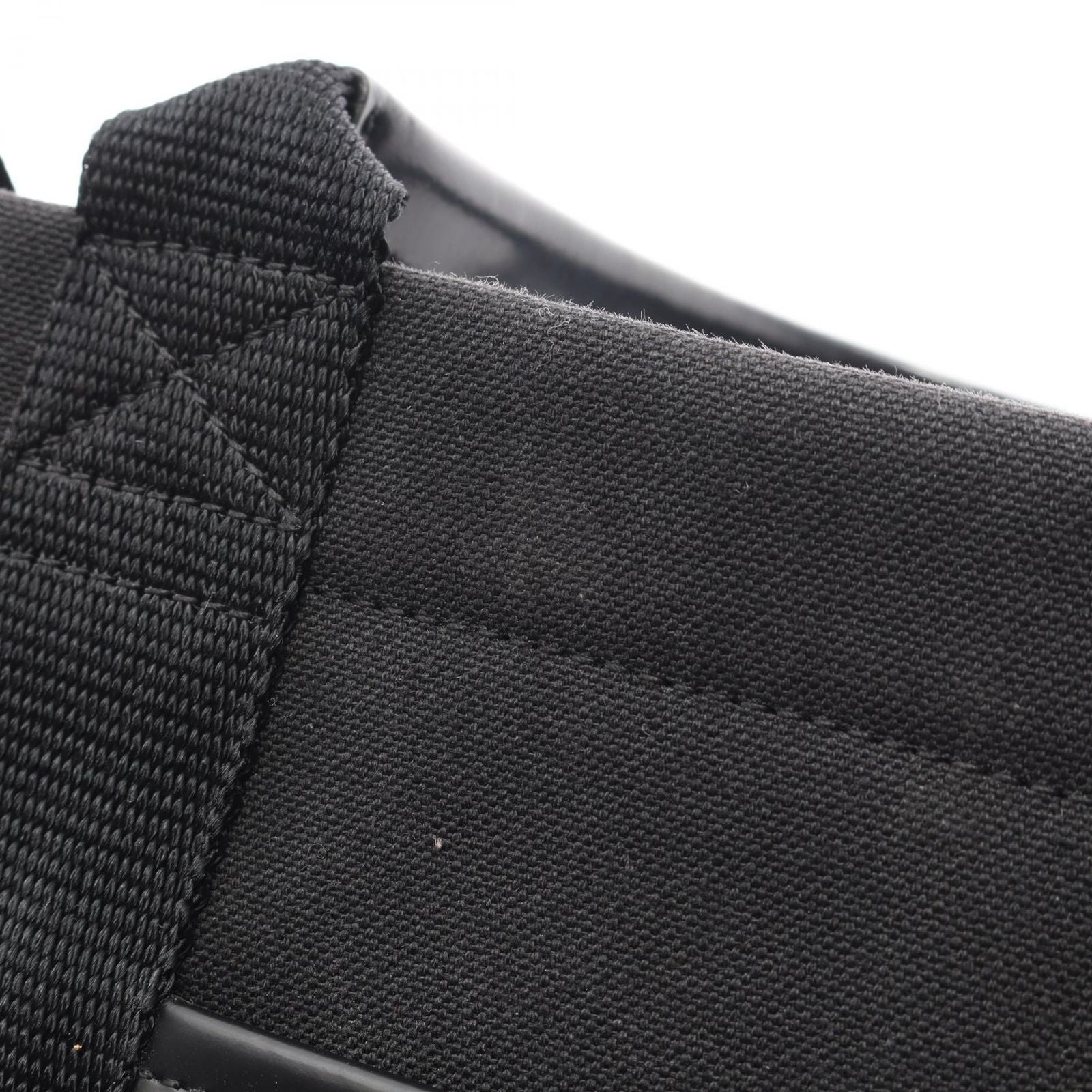 Balenciaga Tote Black Canvas Leather Small — view 8