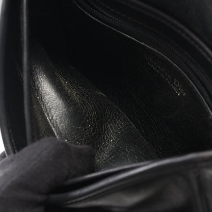 Dior Shoulder Bag Black Leather Vintage — view 5