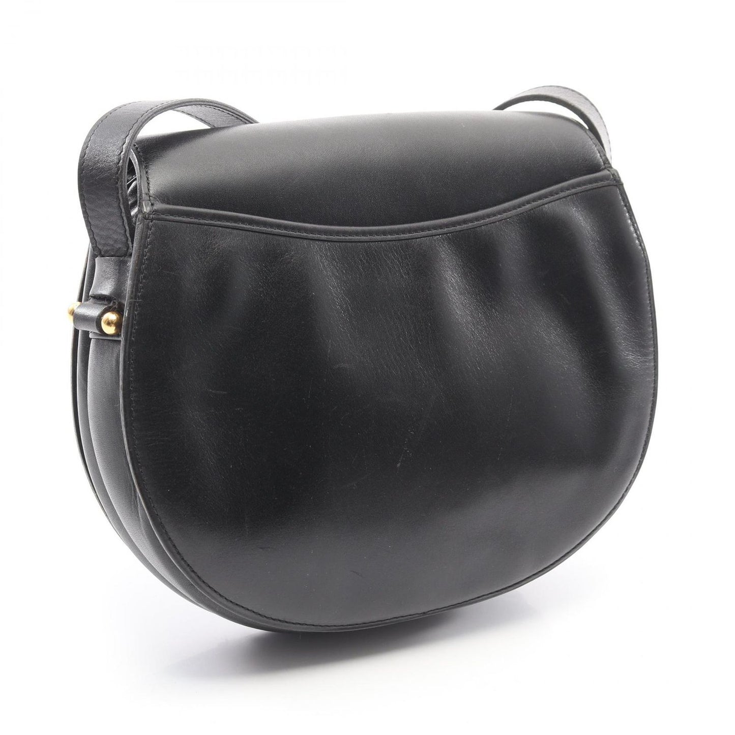 Dior Shoulder Bag Black Leather Vintage — view 2