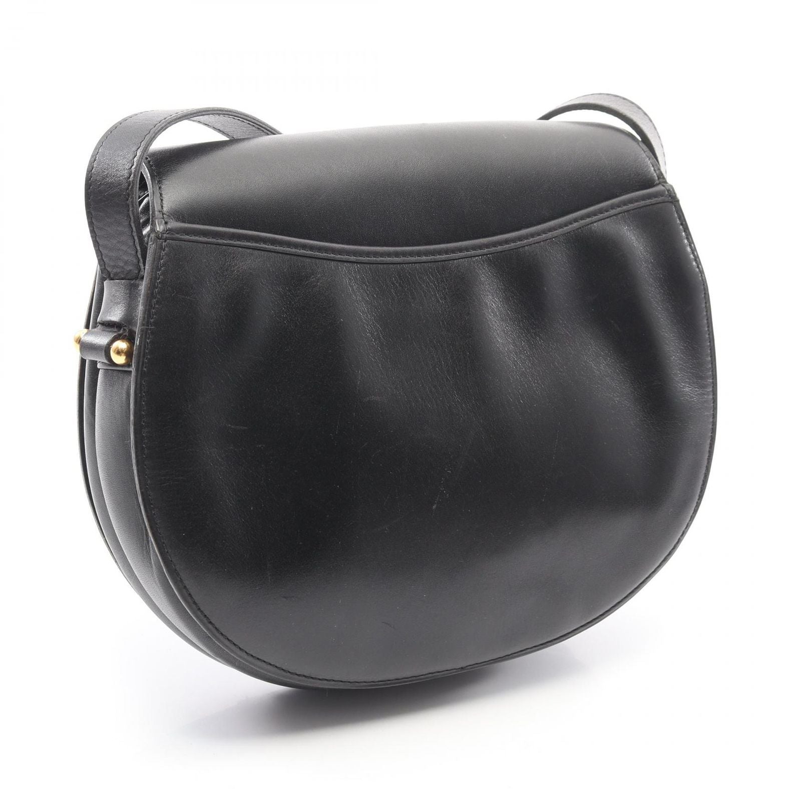 Dior Shoulder Bag Black Leather Vintage — view 2