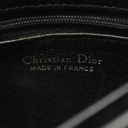 Dior Shoulder Bag Black Leather Vintage — view 4