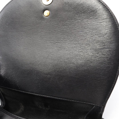 Dior Shoulder Bag Black Leather Vintage — view 8