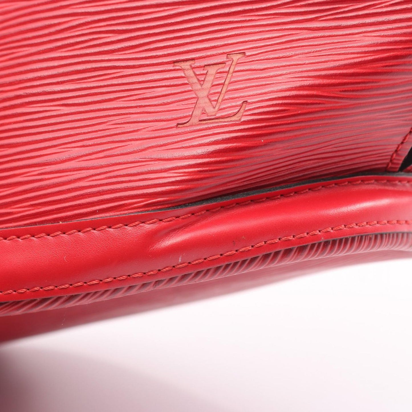 Louis Vuitton Shoulder Bag Saint Jacques Shopping Castilian Red Leather — view 7