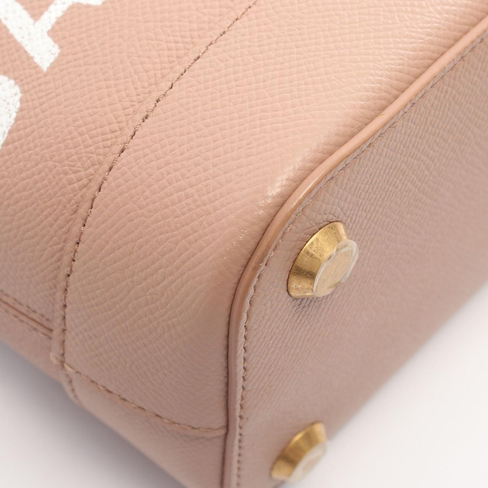 Balenciaga Handbag Ville XXS Pink Beige Leather — view 7