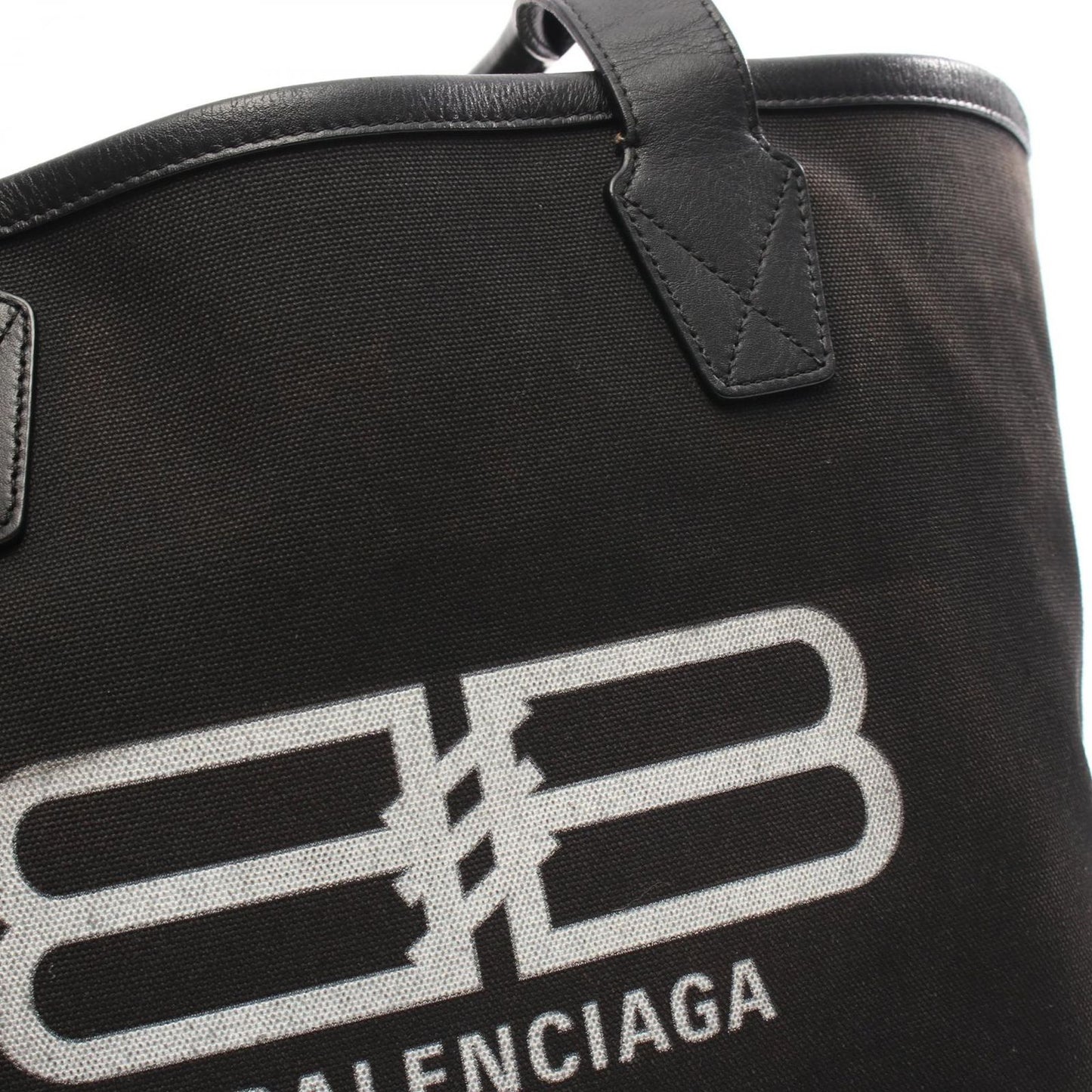 Balenciaga Tote Jumbo Black Canvas — view 5