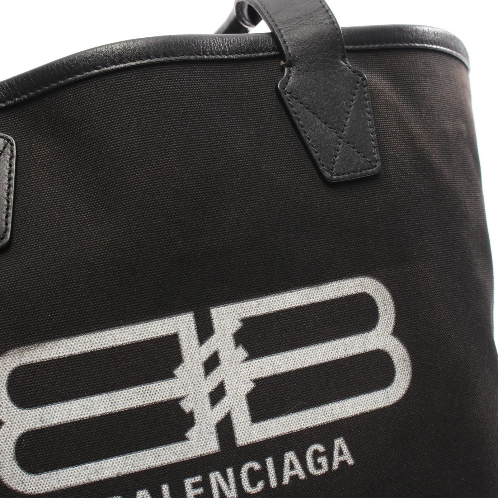 Balenciaga Tote Jumbo Black Canvas — view 5