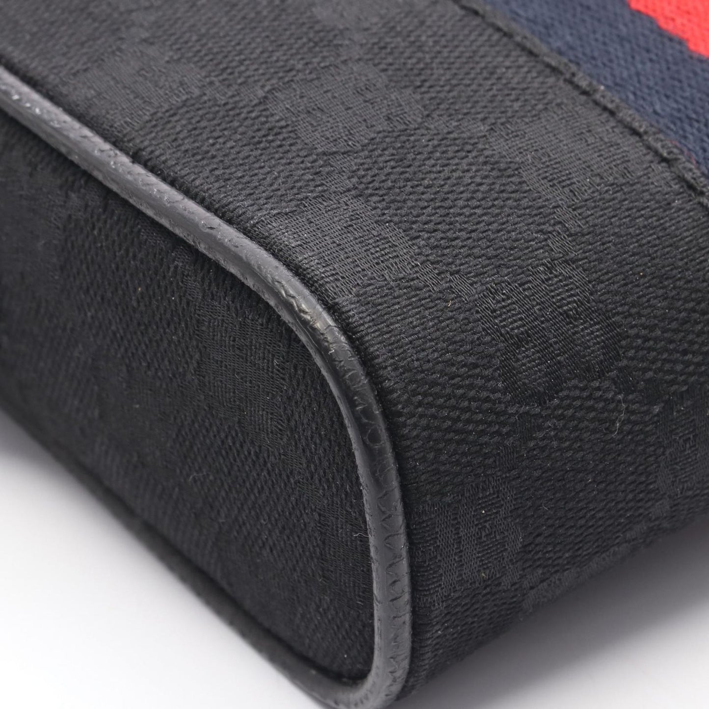 Gucci Shoulder Bag Hacker Project Black Canvas Leather — view 5