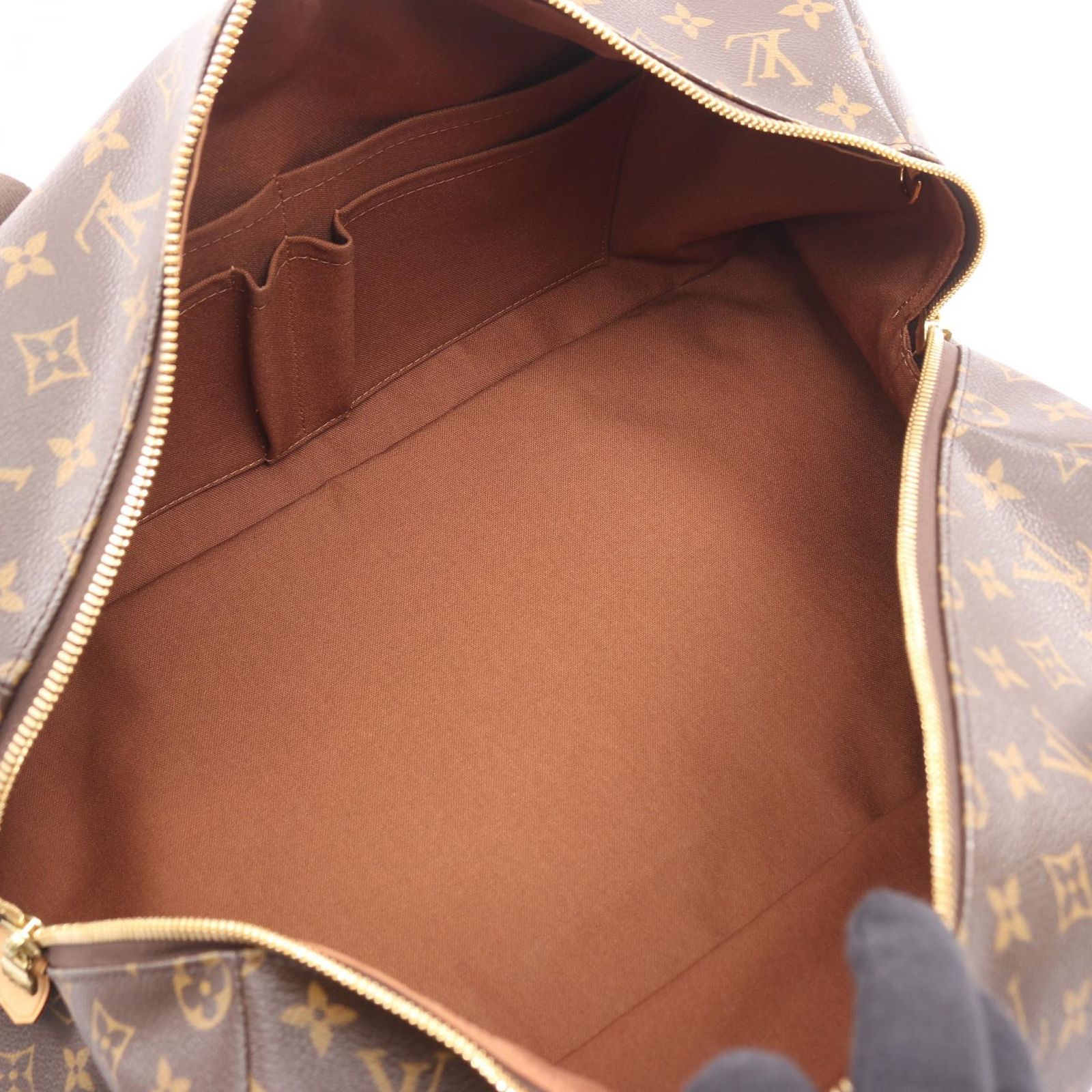 Louis Vuitton Boston Bag Weekender MM Canvas Leather — view 3