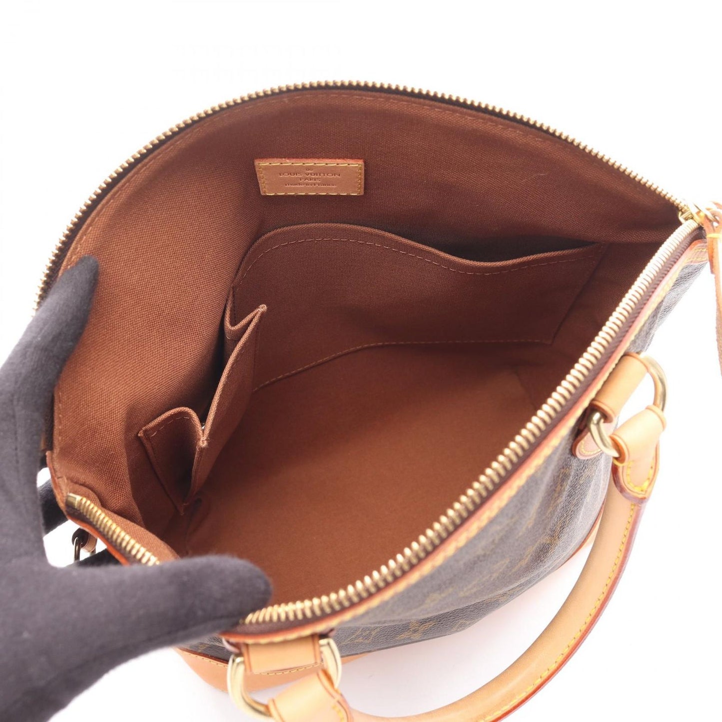 Louis Vuitton Handbag Lockit Canvas Leather — view 3