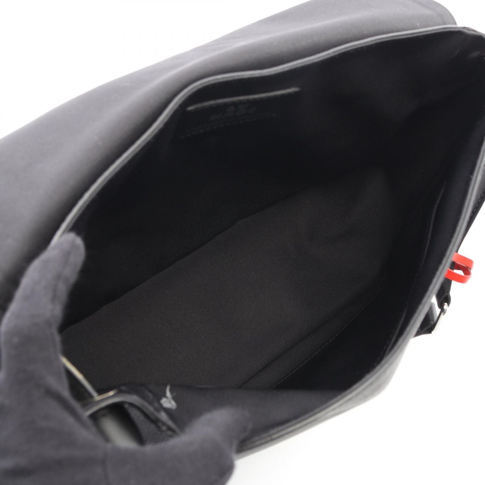 Louis Vuitton Shoulder Bag Besace Tokyo Noir Canvas Leather — view 3