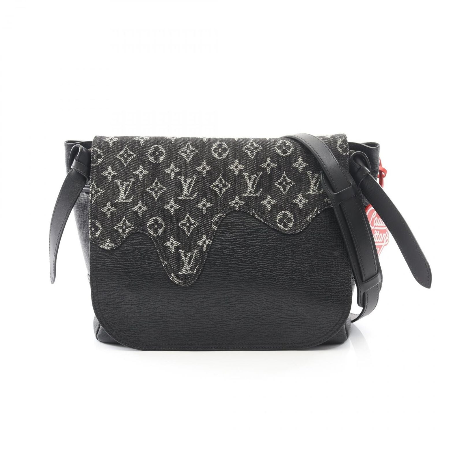 Louis Vuitton Shoulder Bag Besace Tokyo Noir Canvas Leather