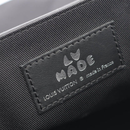 Louis Vuitton Shoulder Bag Besace Tokyo Noir Canvas Leather — view 4