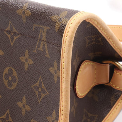 Louis Vuitton Shoulder Bag Popincourt Long Canvas Leather — view 9