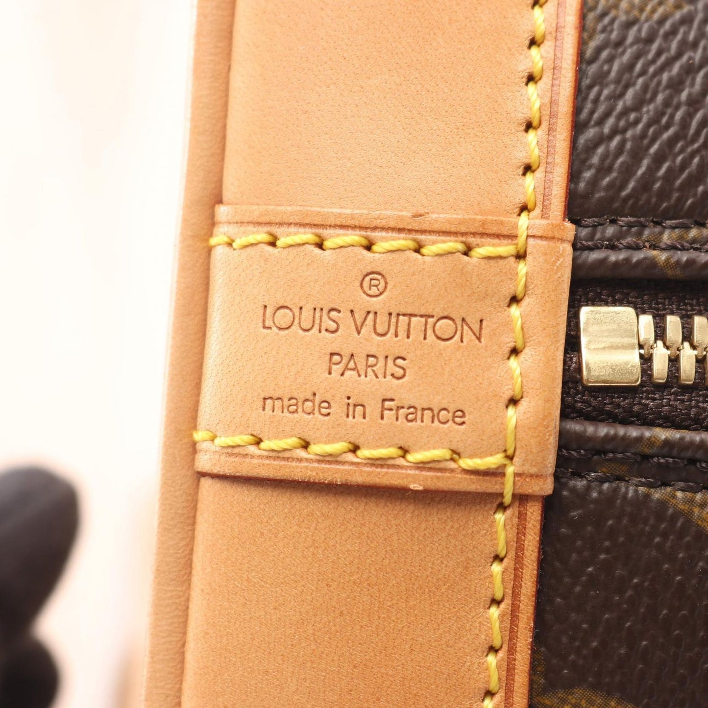 Louis Vuitton Handbag Alma PM Co Ting Canvas Leather — view 4