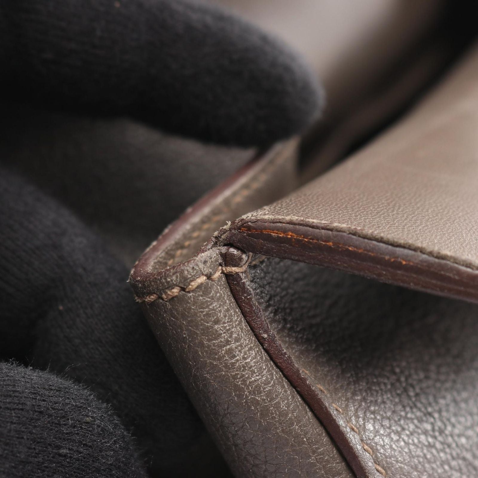 Hermes Handbag Tool Box 26 Etain Leather — view 7