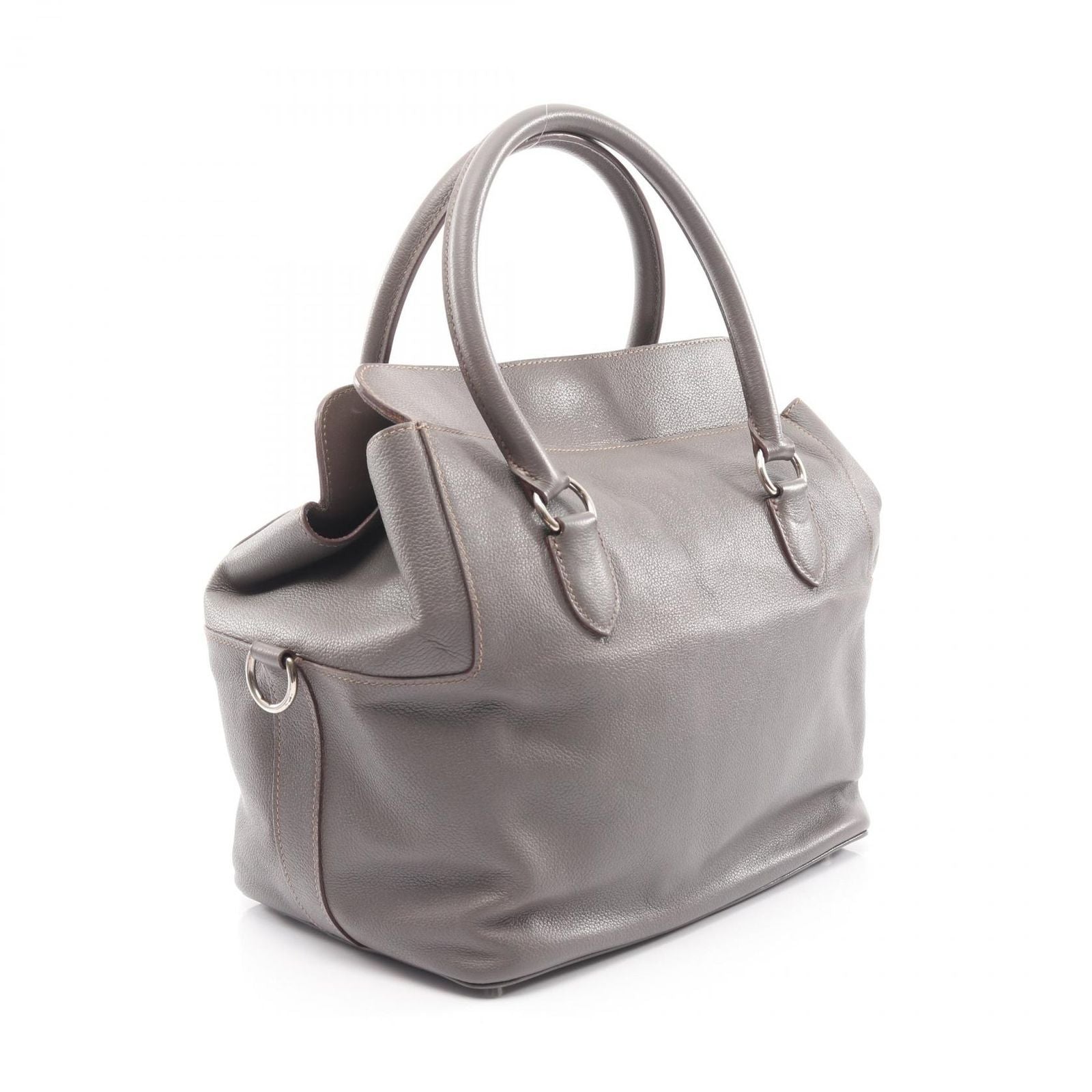 Hermes Handbag Tool Box 26 Etain Leather — view 2