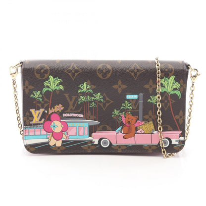 Louis Vuitton Shoulder Bag Pochette Felicity Canvas Leather
