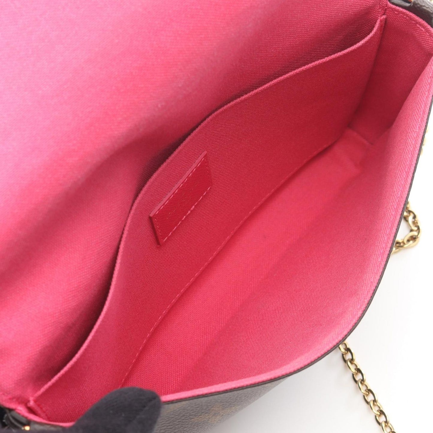 Louis Vuitton Shoulder Bag Pochette Felicity Canvas Leather — view 3