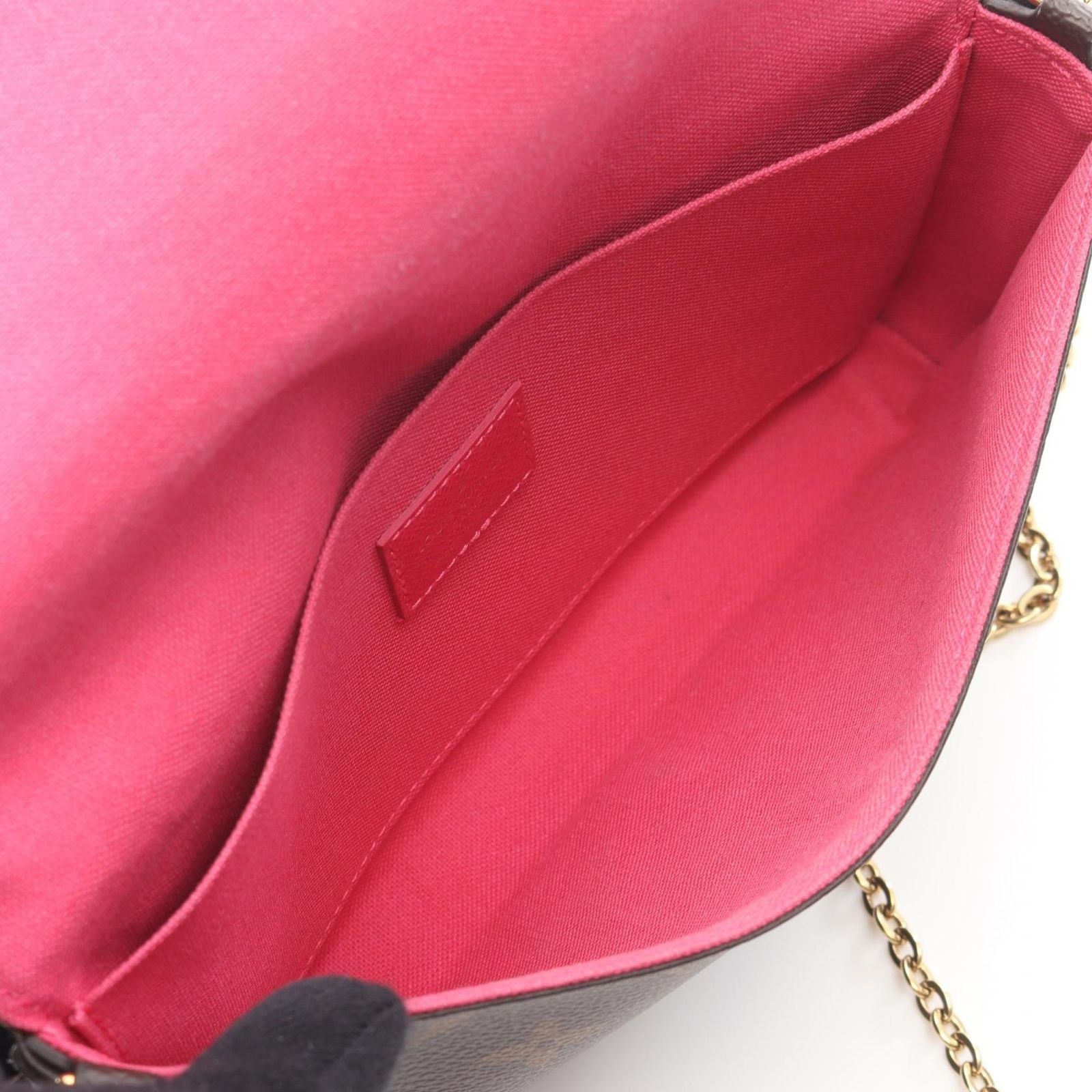 Louis Vuitton Shoulder Bag Pochette Felicity Canvas Leather — view 3