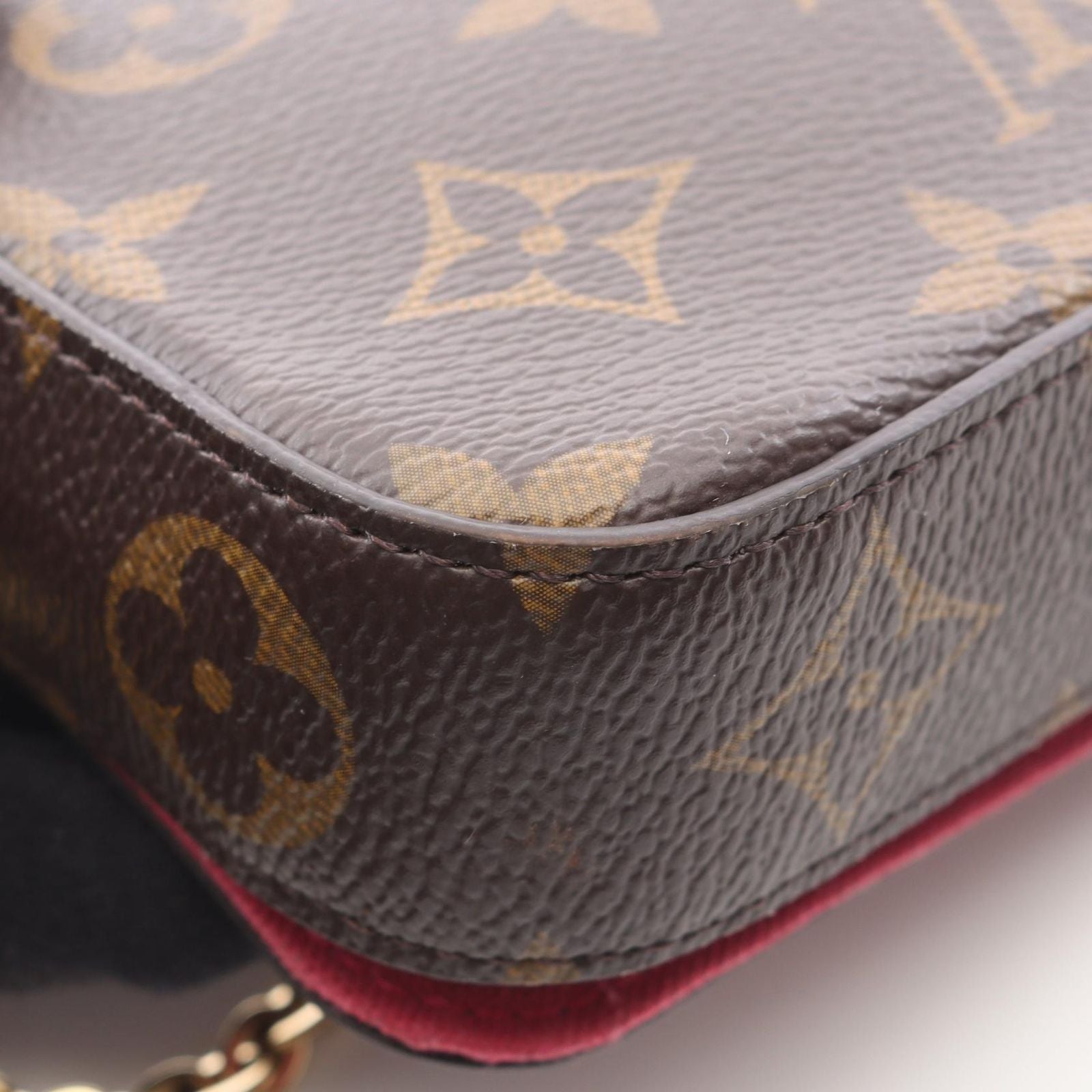 Louis Vuitton Shoulder Bag Pochette Felicity Canvas Leather — view 6