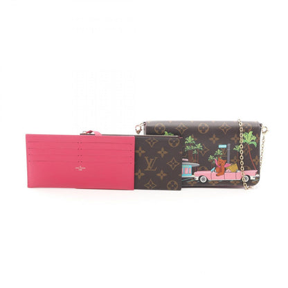 Louis Vuitton Shoulder Bag Pochette Felicity Canvas Leather — view 5
