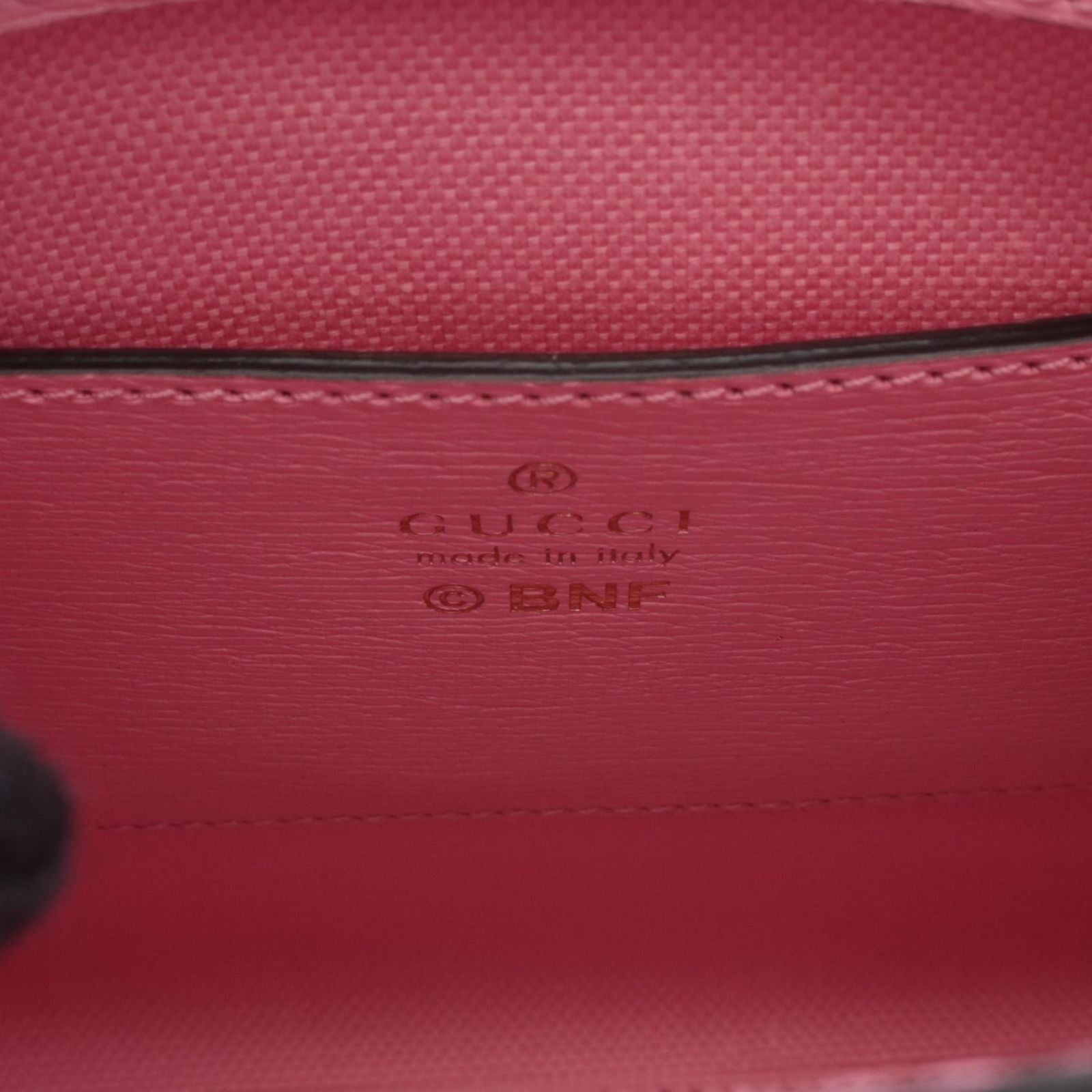 Gucci Handbag Bananya Mini Tote Pink Yellow Leather 2-Way — view 4