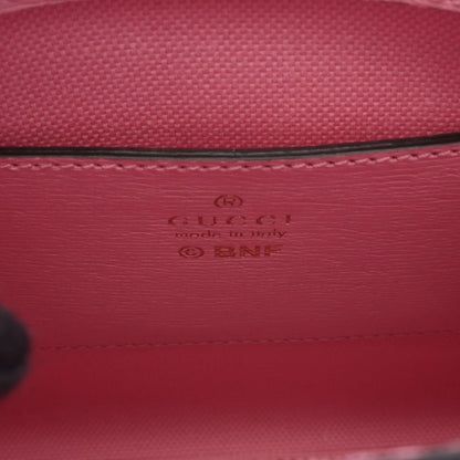 Gucci Handbag Bananya Mini Tote Pink Yellow Leather 2-Way — view 4