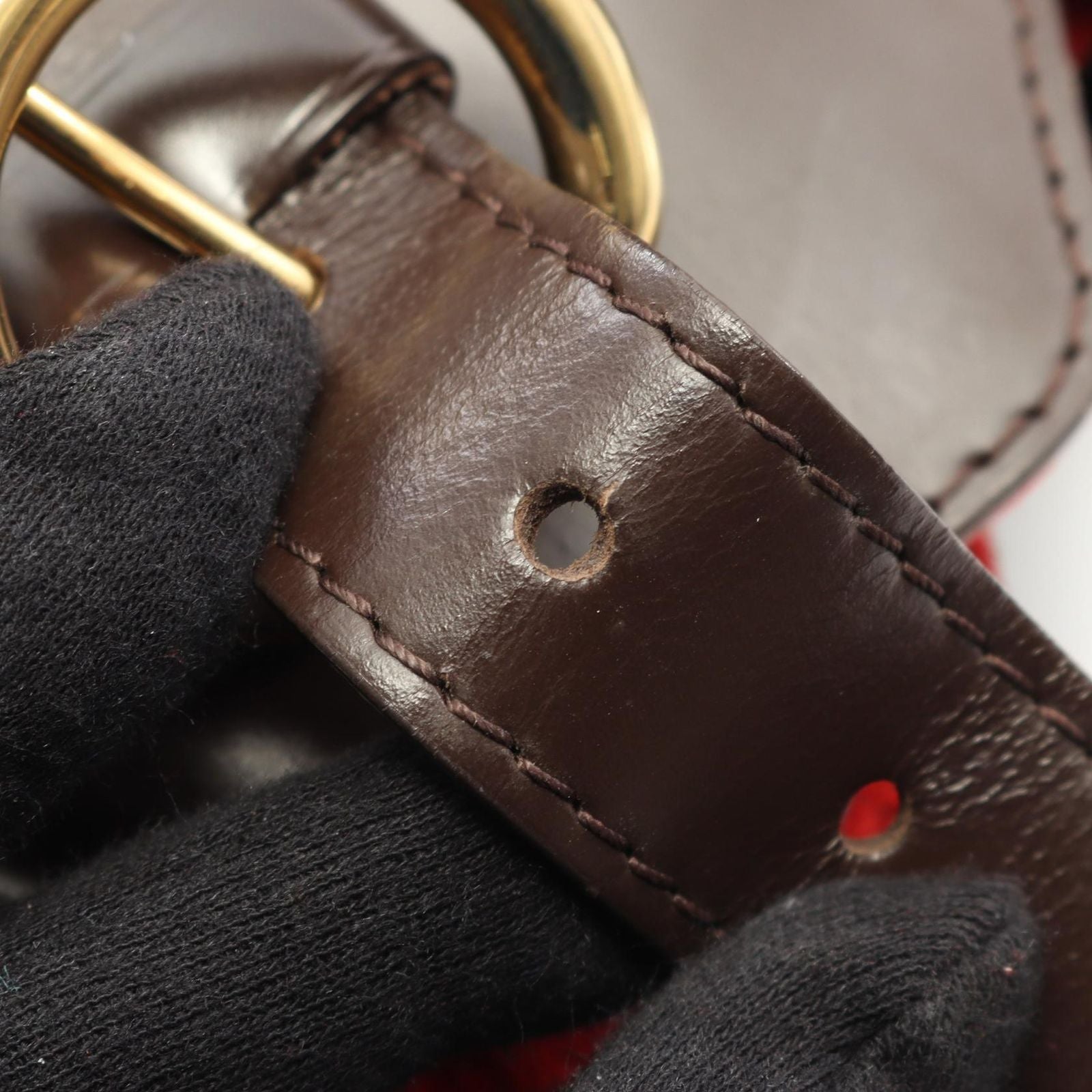Louis Vuitton Handbag Sistine GM Canvas Leather — view 9