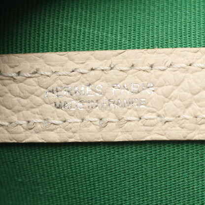 Hermes Tote Garden Party PM Bamboo Beton Canvas Fu — view 4